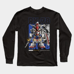 RX78 Mecha Warrior Long Sleeve T-Shirt